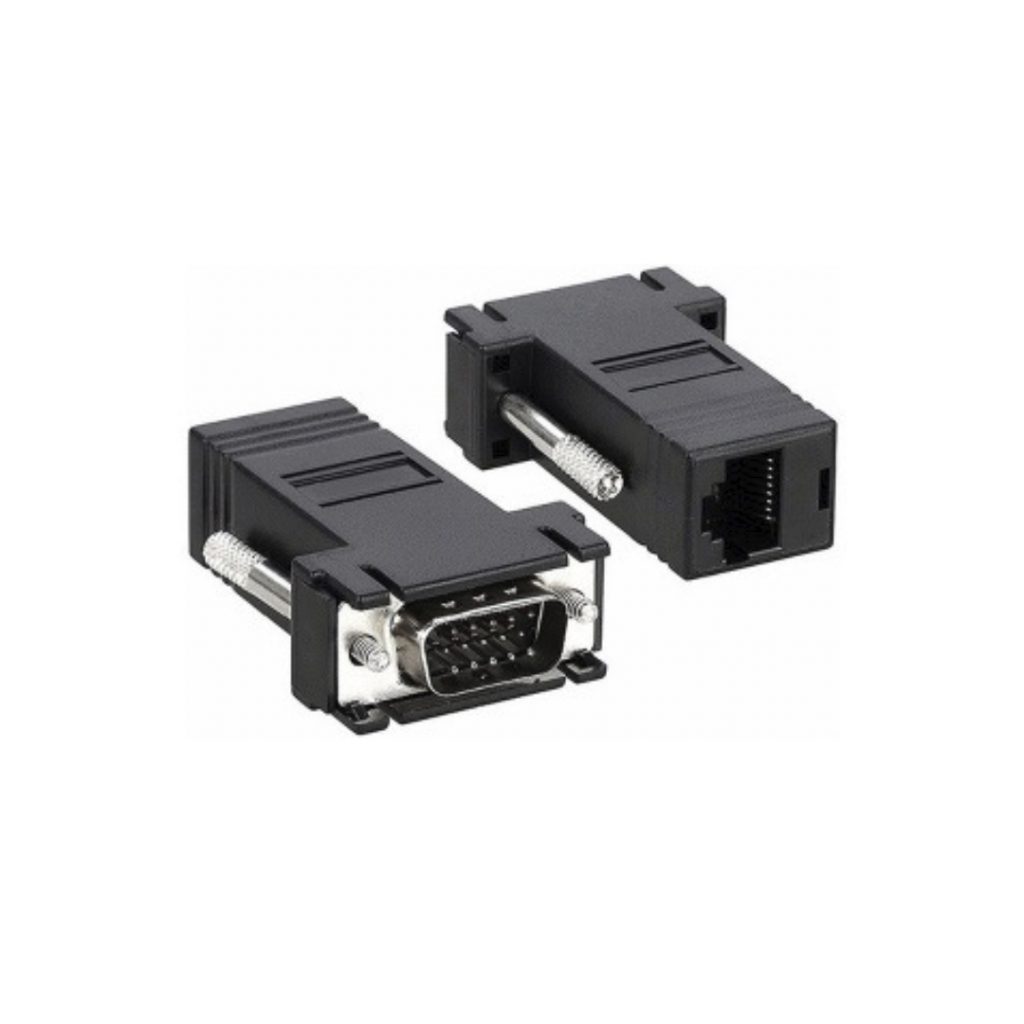 Extensor Vga Macho A Utp Rj Lan Ficha Adaptador El Par Pc Tecno