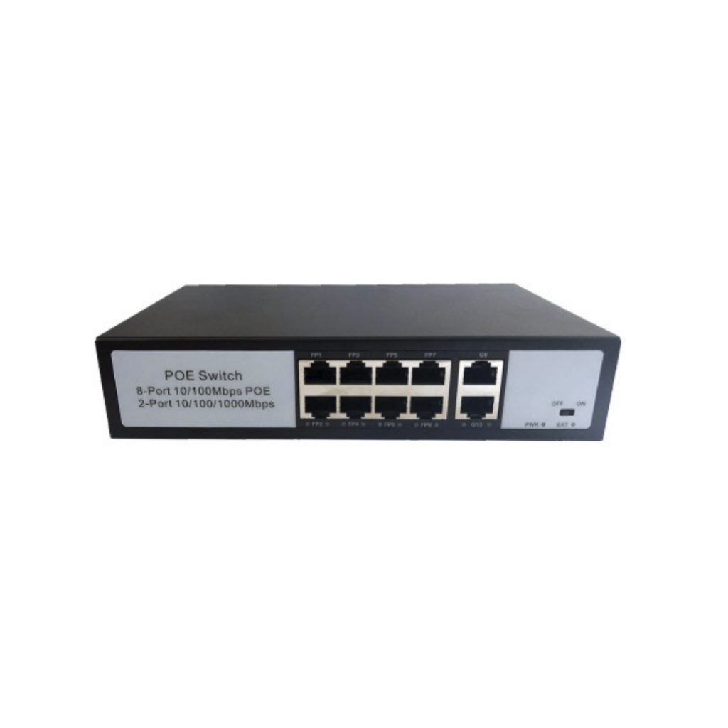 Switch Poe 8 Puertos 10 100 2 Puertos 10 100 1000 Gigabit Cctv PC switch-poe-8-puertos-10-100-2-puertos-10-100-1000-gigabit-cctv-pc