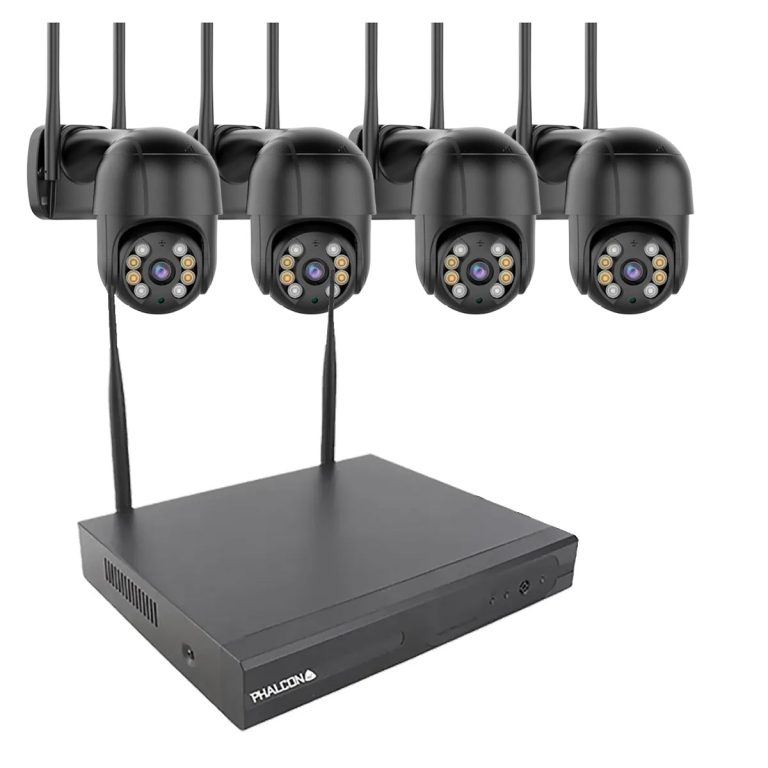 Kit NVR+ 4 cameras  wireless PTZ ICSEE