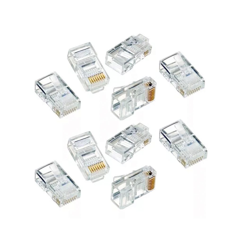Pack X100 Fichas Rj45 Cat5 Utp PC Tecno Pack X100 Fichas Rj45 Cat5 Utp PC Tecno