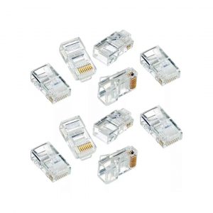 Pack X10 Fichas Rj45 Cat5 Utp