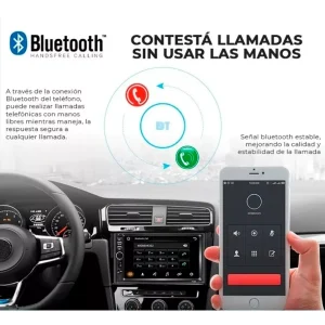 Multimedia 2 din 9" Android- 2GB+32GB - WIFI GPS BL+ CAM REVERSA - Imagen 2