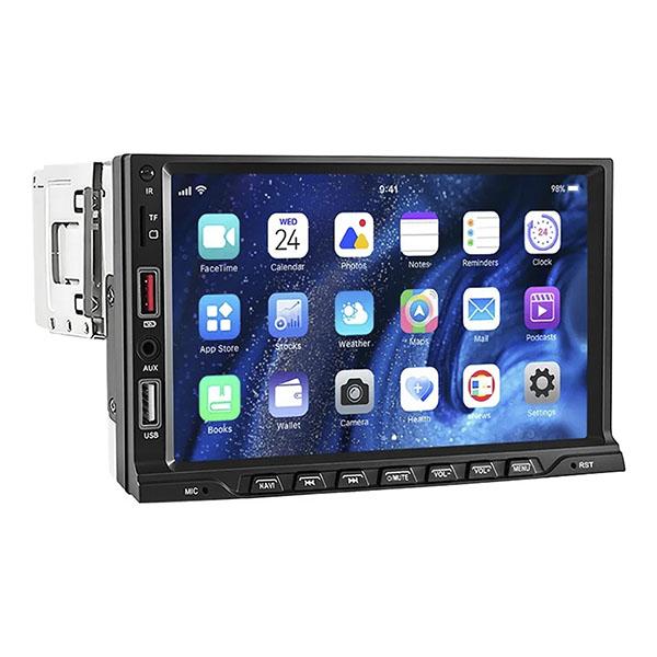 Radio 2Din 7" Mp5 Wireless Carplay + Camara Reversa