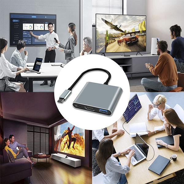Adaptador USB C a HDMI 3 en 1 - Imagen 5