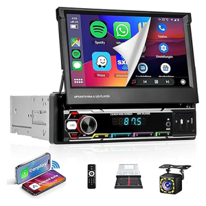 1 din Radio Auto Retractil Camara MP5