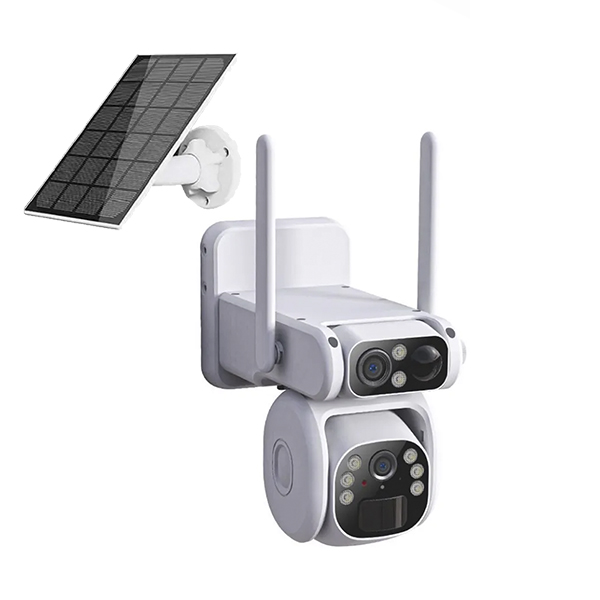 Camara Doble Ptz Solar 4g Chip 100% Autónoma Con Audio app U-Box