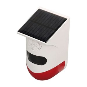 Sensor movimiento exterior solar con alarm, WiFi, TUYA,
