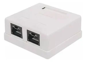 Caja  Roseta  RJ45 Doble