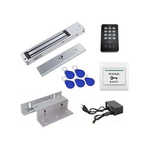 Kit Control Acceso 600 Lbs Cerradura Magnetica Electrica