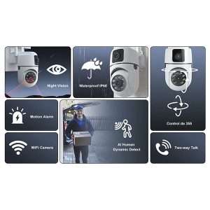 2.0MP Mini PTZ Wifi Icsee App - Imagen 2