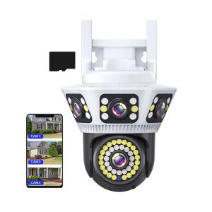 Camara Triple 2MP x3  PTZ   app Yoosee