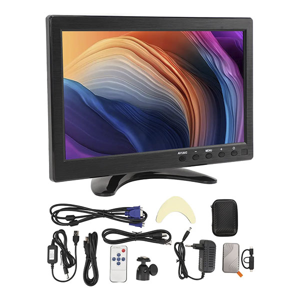 Monitor 10" VGA HDMI reproduce hasta 1920x1080 - Imagen 5