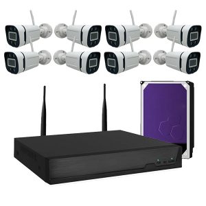 Kit DVR 8 + 8 camaras+disco +INSTALACION