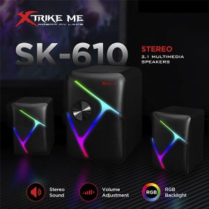Parlantes Gamer Xtrike Me SK-610 con Subwoofer y RGB - Imagen 4