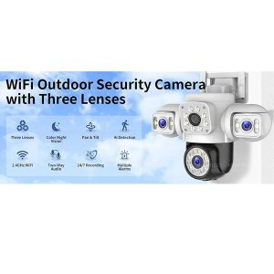 Camara Triple 2MP x3  PTZ   app Yoosee - Imagen 3