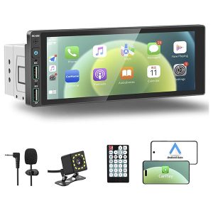 MP5 Wireless carplay Android Auto 6" con 12 led camara