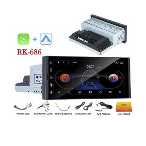 4Core Android Car Radio Carplay 1Din 6" AHD Camera - Imagen 4