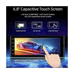 4Core Android Car Radio Carplay 1Din 6" AHD Camera - Imagen 8