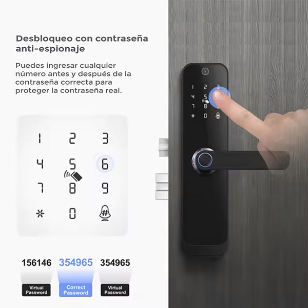 Cerradura Inteligente WIFI -app Tuya - Imagen 3