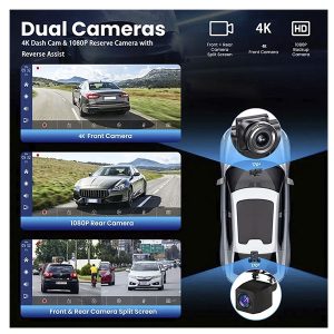MP5 Wireless carplay Android Auto With DVR AHD Camera - Imagen 4