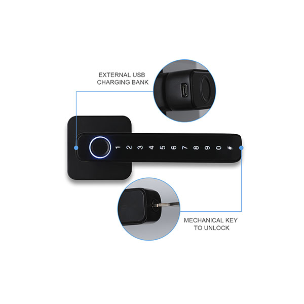 Cerradura Inteligente Bluetooth -App Tuya Smart Life- Tarjeta Clave - Imagen 7