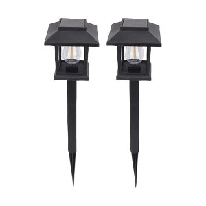 Lampara estaca solar jardin antorcha