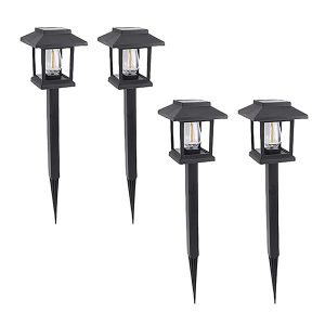 Estaca Lampara solar jardin antorcha x4