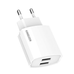 Cargador 2 USB-A:DC5V 2.4A MAX