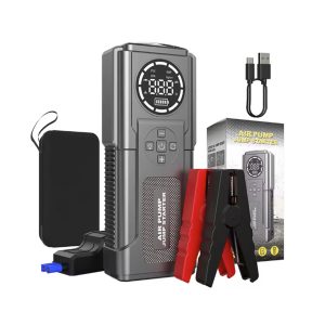 Bomba De Aire Inalámbrica Multifunción Para Auto 88.8 Wat Gris Oscuro