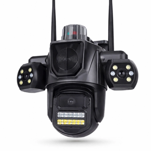 Cámara Ip Wifi De Tres lentes Hd