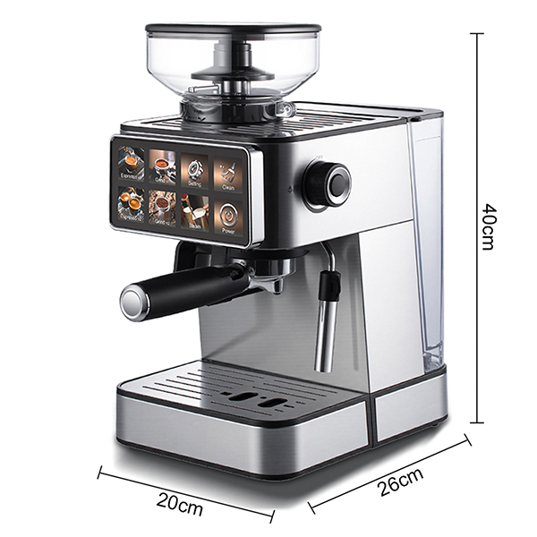 Cafetera semiautomática con molinillo integrado - Imagen 5