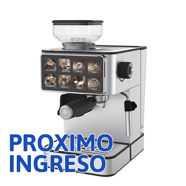 Cafetera semiautomática con molinillo integrado