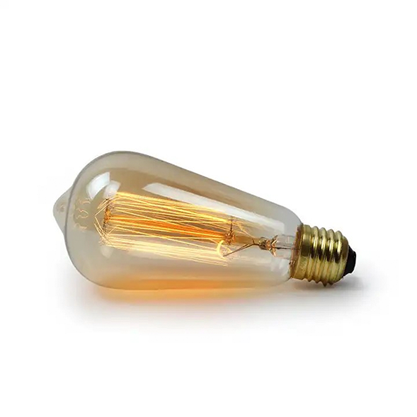 Bombilla de filamento de tungsteno con rosca E27