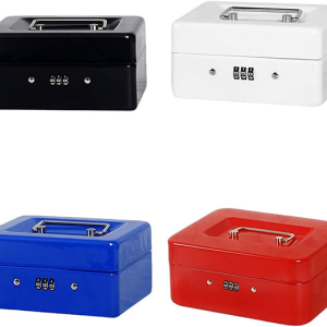 Caja de seguridad con llave de combinación