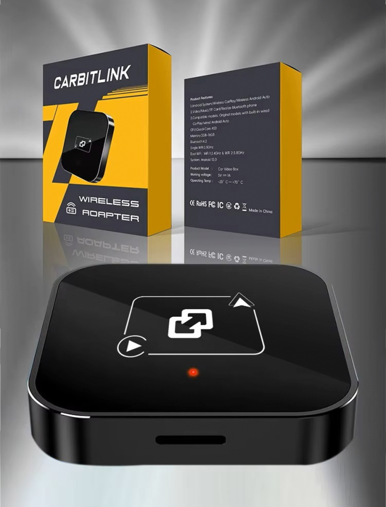 Adaptador Inalámbrico Carbitlink Para Carplay Y Android Auto