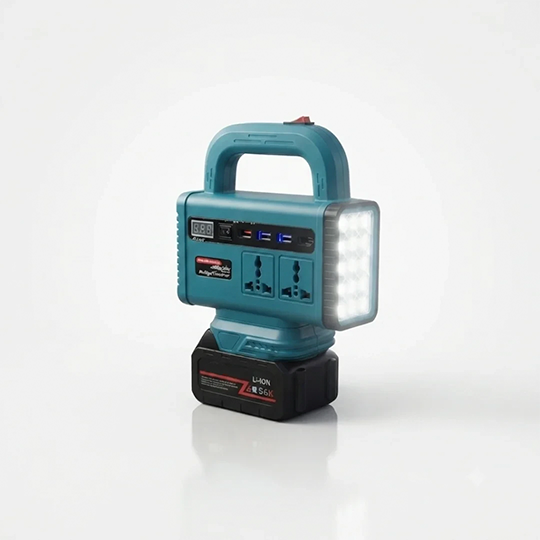 Inversor multifunción bateria a 220v con luz
